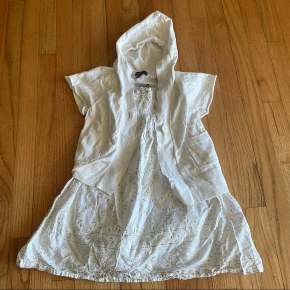 Gap kids dress and cardigan